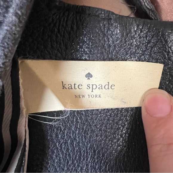 Kate Spade Jackson Street Harlyn Crossbody Pebble Leather Charcoal Small Bag - Picture 14 of 15